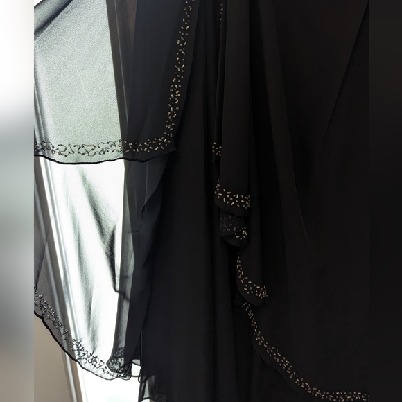 Strapless High-low Formal Dress w. Wrap - Picture 6 of 10